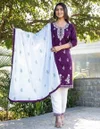 Bs 151 Rayon Cotton Top With Bottom Dupatta Collection